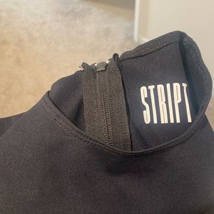 Stript long sleeve bodysuit